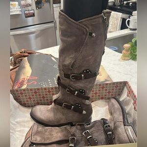 A.S.98 Taupe Boots